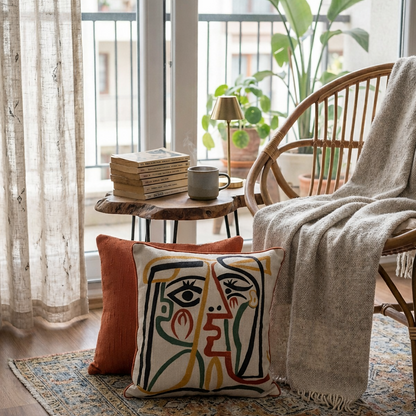 Picasso Kırlent Kılıfı