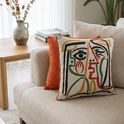 Picasso Kırlent Kılıfı